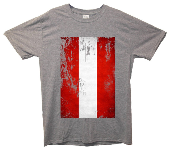 Austria Distressed Flag Printed T-Shirt - Mr Wings Emporium 