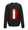 Austria Distressed Flag Printed Sweatshirt - Mr Wings Emporium 