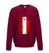 Austria Distressed Flag Printed Sweatshirt - Mr Wings Emporium 