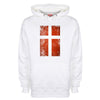 Denmark Distressed Flag Printed Hoodie - Mr Wings Emporium 