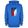 Czech Republic Distressed Flag Printed Hoodie - Mr Wings Emporium 