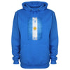 Argentina Distressed Flag Printed Hoodie - Mr Wings Emporium 
