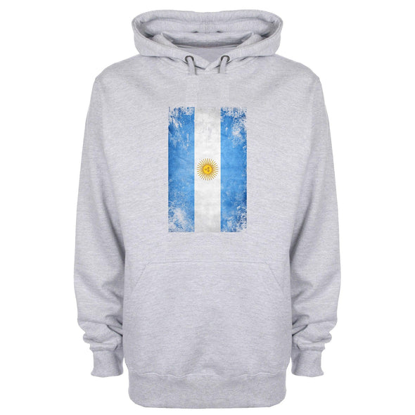 Argentina Distressed Flag Printed Hoodie - Mr Wings Emporium 