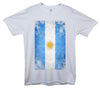 Argentina Distressed Flag Printed T-Shirt - Mr Wings Emporium 