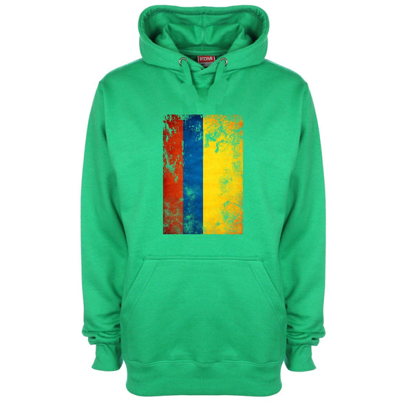 Columbia Distressed Flag Printed Hoodie - Mr Wings Emporium 