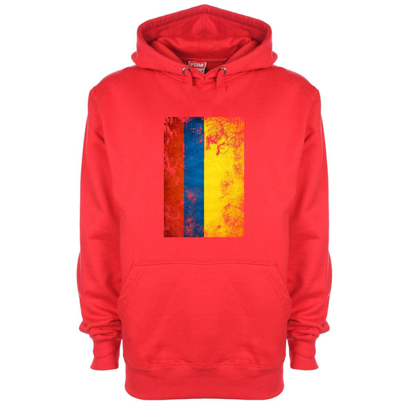 Columbia Distressed Flag Printed Hoodie - Mr Wings Emporium 