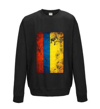 Columbia Distressed Flag Printed Sweatshirt - Mr Wings Emporium 