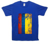 Columbia Distressed Flag Printed T-Shirt - Mr Wings Emporium 