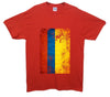 Columbia Distressed Flag Printed T-Shirt - Mr Wings Emporium 