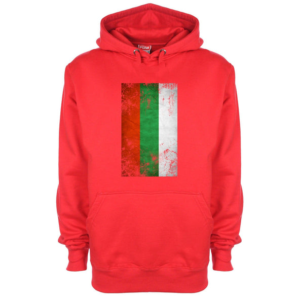 Bulgaria Distressed Flag Printed Hoodie - Mr Wings Emporium 