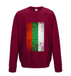 Bulgaria Distressed Flag Printed Sweatshirt - Mr Wings Emporium 