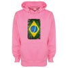 Brazil Distressed Flag Printed Hoodie - Mr Wings Emporium 