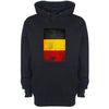 Belgium Distressed Flag Printed Hoodie - Mr Wings Emporium 