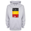 Belgium Distressed Flag Printed Hoodie - Mr Wings Emporium 