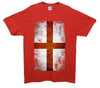 England Distressed Flag Printed T-Shirt - Mr Wings Emporium 