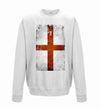 England Distressed Flag Printed Sweatshirt - Mr Wings Emporium 