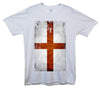 England Distressed Flag Printed T-Shirt - Mr Wings Emporium 