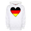 Germany Flag Heart Printed Hoodie - Mr Wings Emporium 