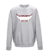 Dracula Vampire Teeth Printed Sweatshirt - Mr Wings Emporium 