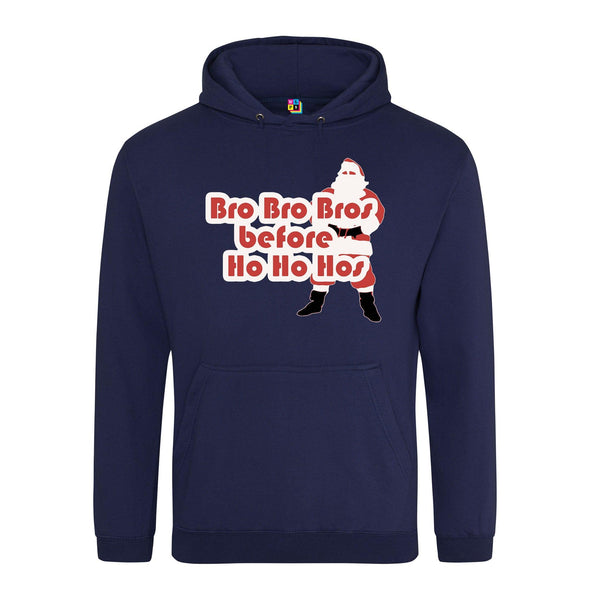 Bro's Before Ho's Printed Hoodie - Mr Wings Emporium 