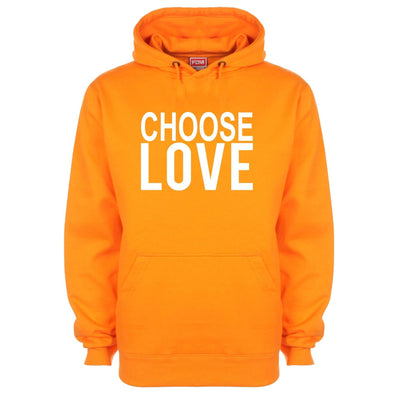 Choose Love Printed Hoodie - Mr Wings Emporium 