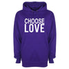 Choose Love Printed Hoodie - Mr Wings Emporium 