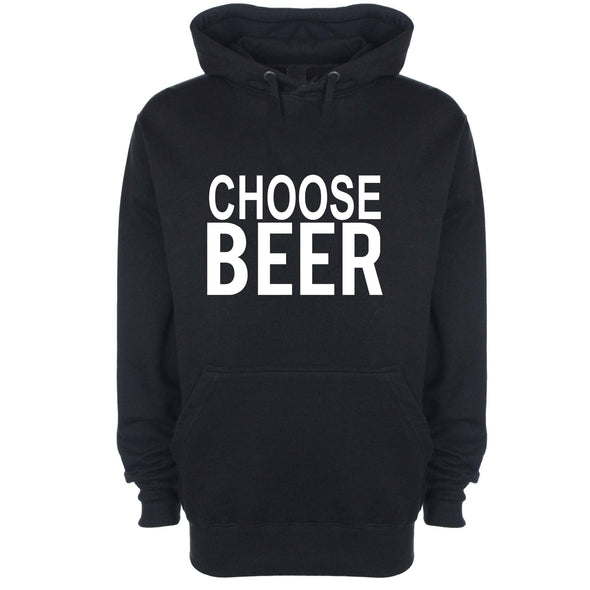 Choose Beer Printed Hoodie - Mr Wings Emporium 