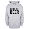 Choose Beer Printed Hoodie - Mr Wings Emporium 