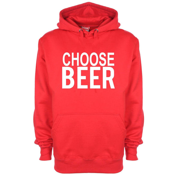 Choose Beer Printed Hoodie - Mr Wings Emporium 