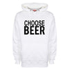 Choose Beer Printed Hoodie - Mr Wings Emporium 