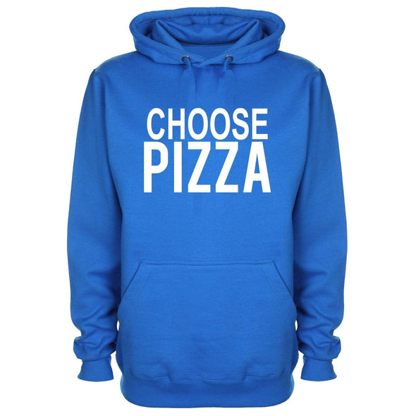 Choose Pizza Printed Hoodie - Mr Wings Emporium 