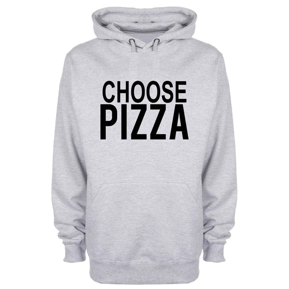 Choose Pizza Printed Hoodie - Mr Wings Emporium 