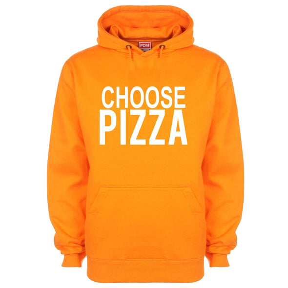 Choose Pizza Printed Hoodie - Mr Wings Emporium 