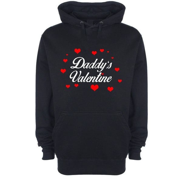 Daddy's Valentine Printed Hoodie - Mr Wings Emporium 