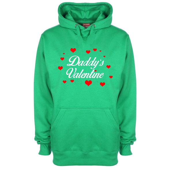 Daddy's Valentine Printed Hoodie - Mr Wings Emporium 