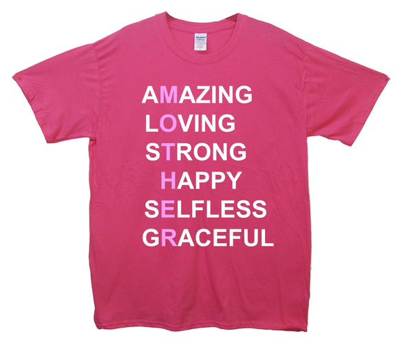 Amazing Mother Printed T-Shirt - Mr Wings Emporium 