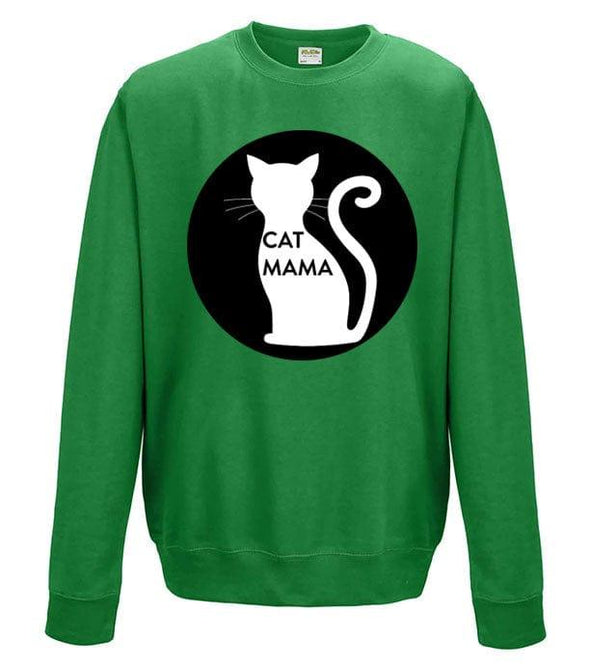 Cat Mama Printed Sweatshirt - Mr Wings Emporium 