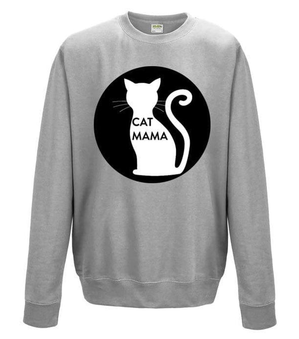 Cat Mama Printed Sweatshirt - Mr Wings Emporium 