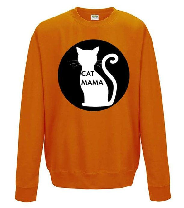 Cat Mama Printed Sweatshirt - Mr Wings Emporium 