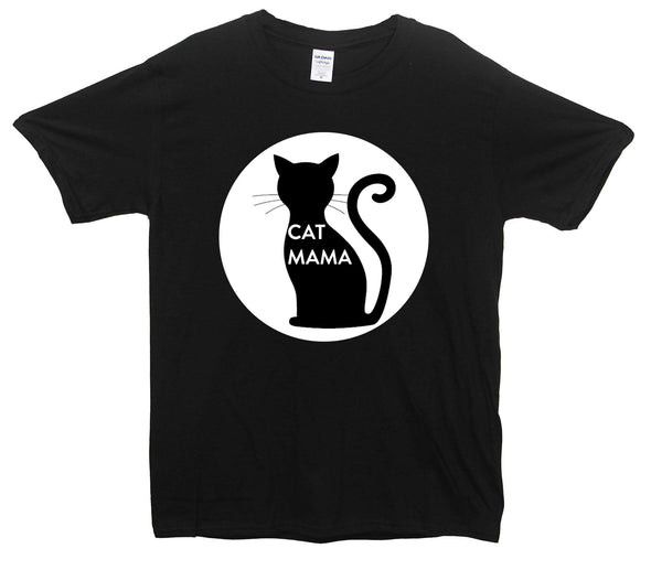 Cat Mama Printed T-Shirt - Mr Wings Emporium 