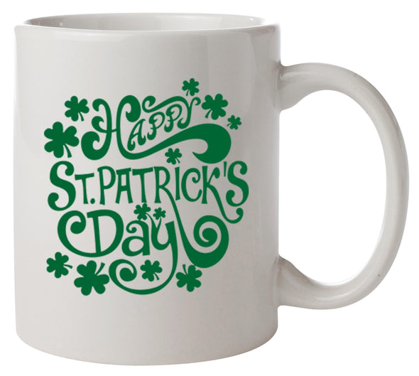 Happy St Patrick's Printed Mug - Mr Wings Emporium 