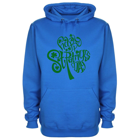 Happy St Patrick's Day Shamrock St Patrick's Printed Hoodie - Mr Wings Emporium 