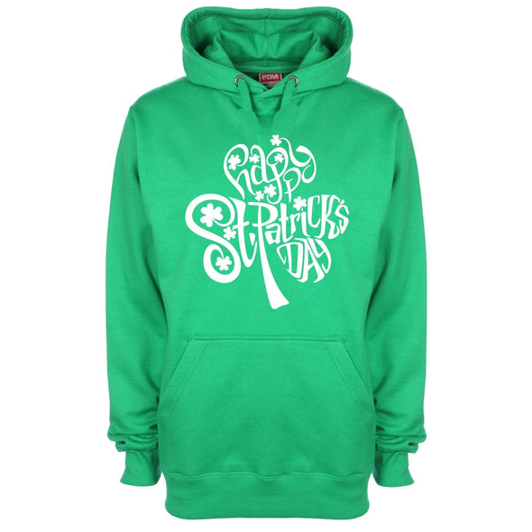 Happy St Patrick's Day Shamrock St Patrick's Printed Hoodie - Mr Wings Emporium 