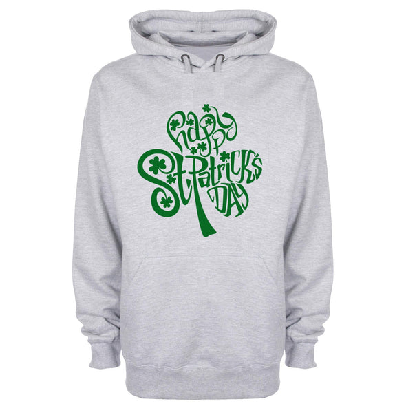 Happy St Patrick's Day Shamrock St Patrick's Printed Hoodie - Mr Wings Emporium 