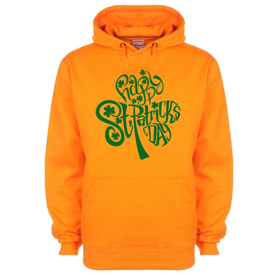 Happy St Patrick's Day Shamrock St Patrick's Printed Hoodie - Mr Wings Emporium 