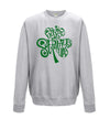 Happy St Patricks Day Shamrock Printed Sweatshirt - Mr Wings Emporium 