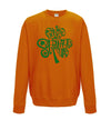 Happy St Patricks Day Shamrock Printed Sweatshirt - Mr Wings Emporium 