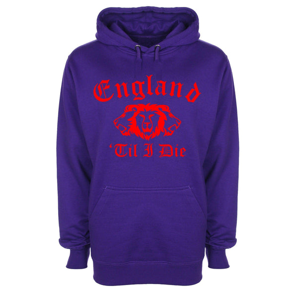 England Till I Die Hoodie - Mr Wings Emporium 