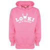 Loki God Of Mischief Pink Printed Hoodie