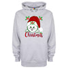 Cat In Santa Hat Printed Hoodie - Mr Wings Emporium 